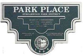 3d address sign, 3d bronze sign